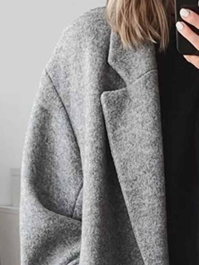 Carla – Cappotto Lungo Elegante Donna in Materiale Ecosostenibile