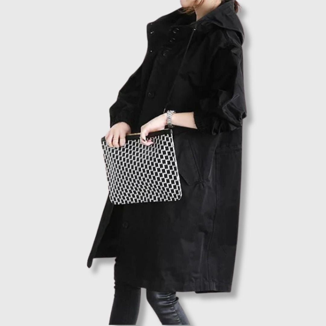 Amelia – Trench Coat Oversize Elegante da Donna