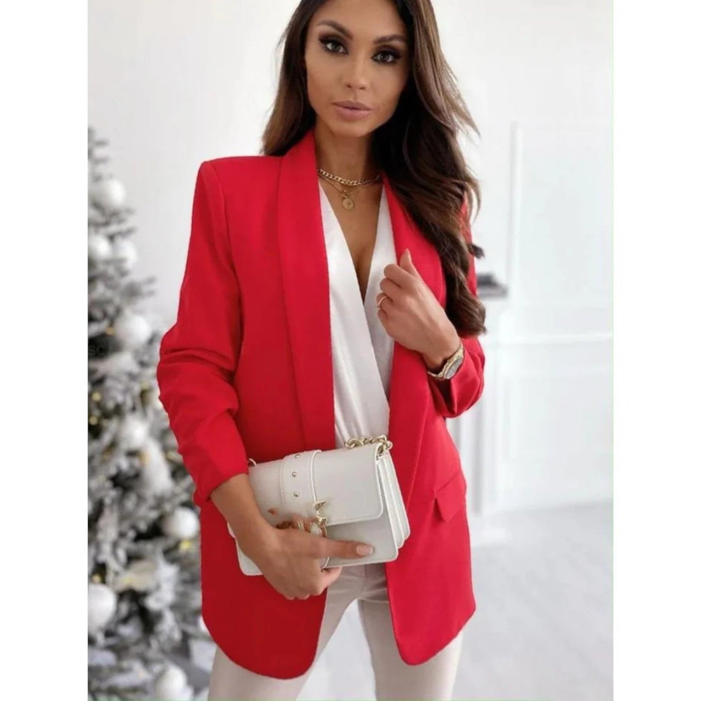 Urbana – Blazer Aperto Elegante Stile Chic Moderno