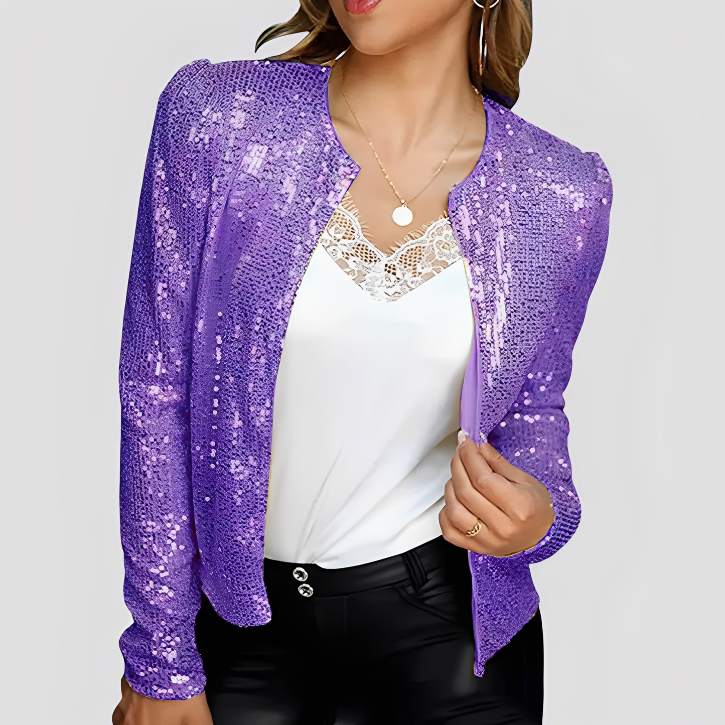 Isabella - Blazer elegante con lustrini per uno stile raffinato
