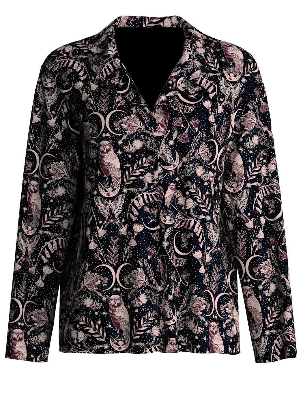 Agnese - Camicia Donna Elegante Maniche Lunghe