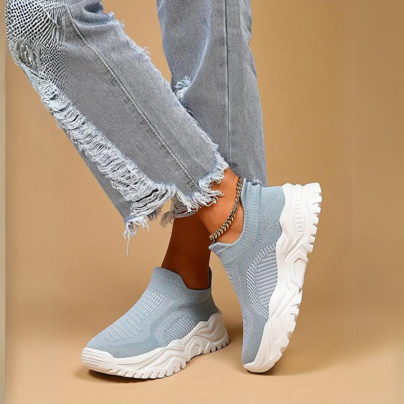 Marta – Sneakers Slip-On Knit Ortopediche Traspiranti Comfort