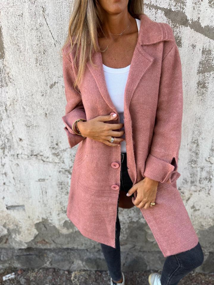 Cecilia – Cappotto Donna Lungo in Maglia Elegante