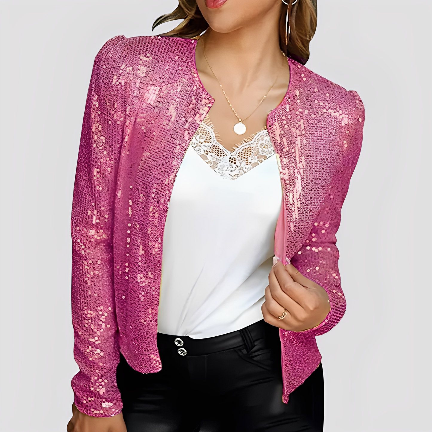 Isabella - Blazer elegante con lustrini per uno stile raffinato