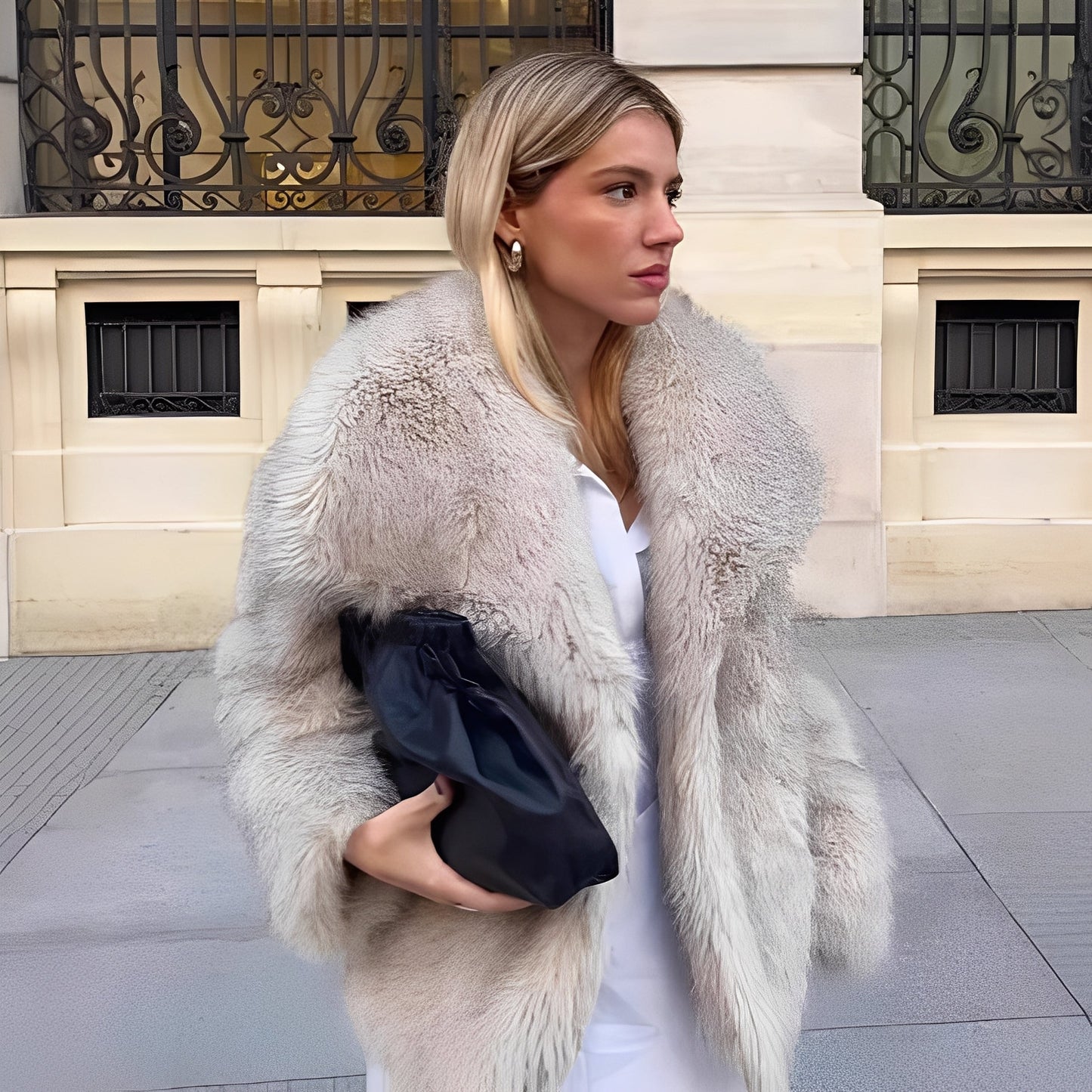 Francesca - Pelliccia sintetica chic per donna