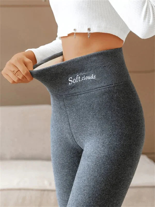 Erminia - Pantaloni invernali foderati in peluche