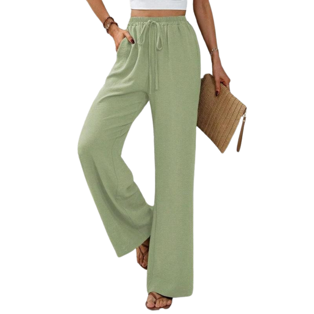 Giuseppina - Pantaloni a Gamba Larga per Donna