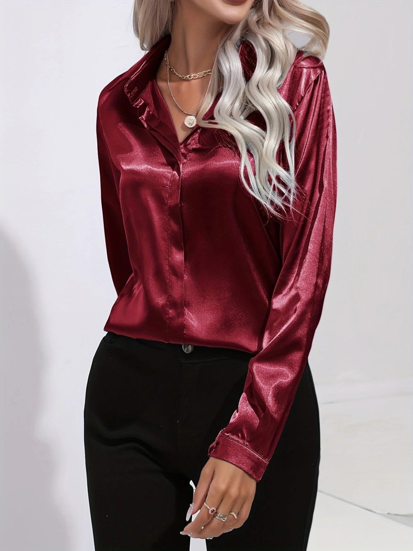 Hadria – Camicia Elegante e Lucida da Donna