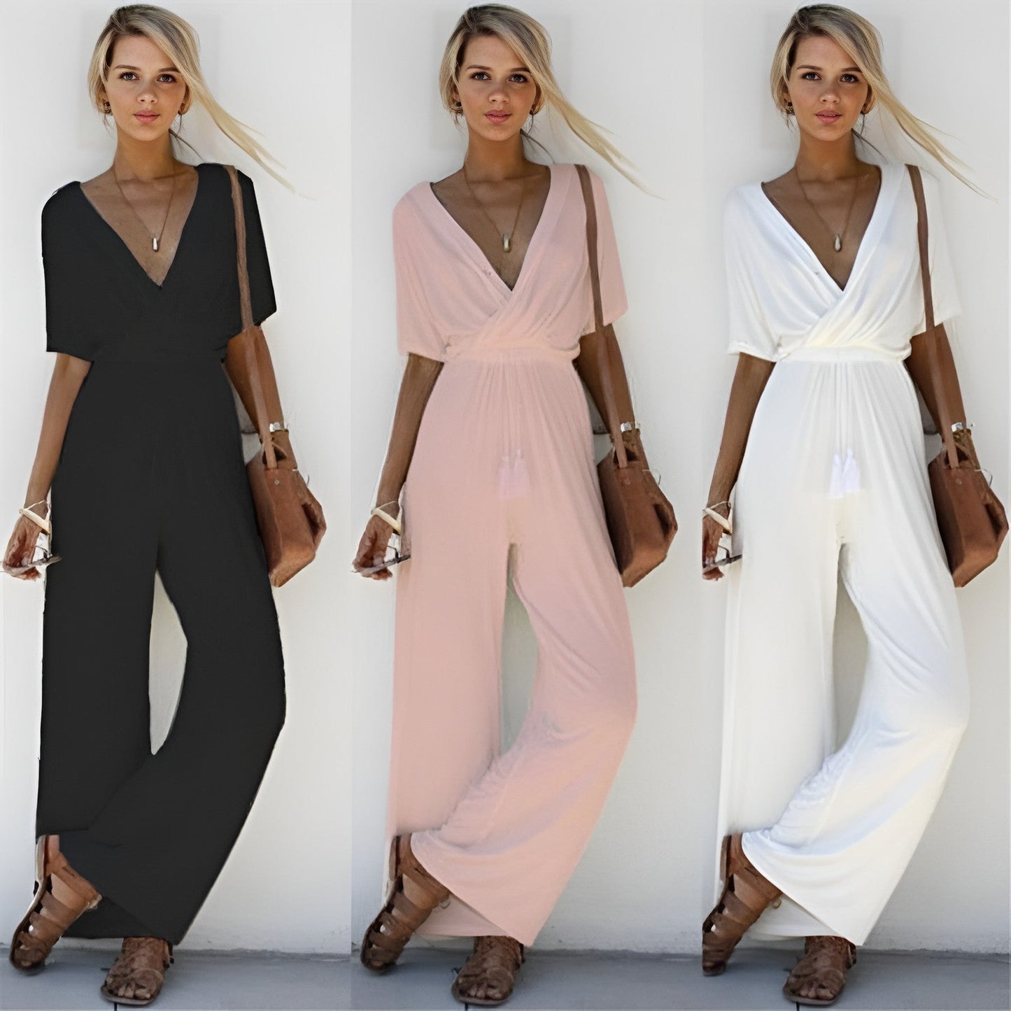Darina – Tuta Donna Elegante con Scollo a V