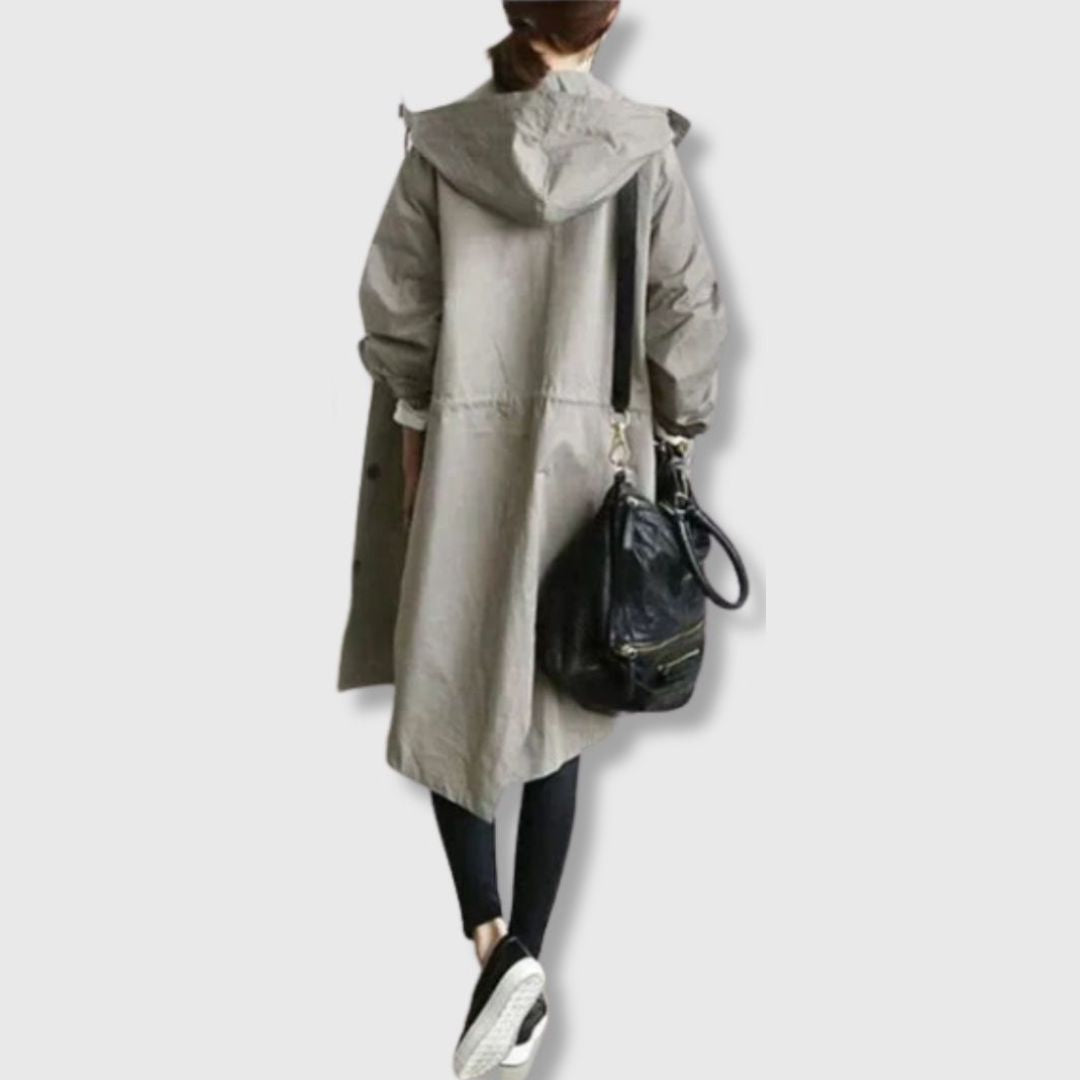 Amelia – Trench Coat Oversize Elegante da Donna