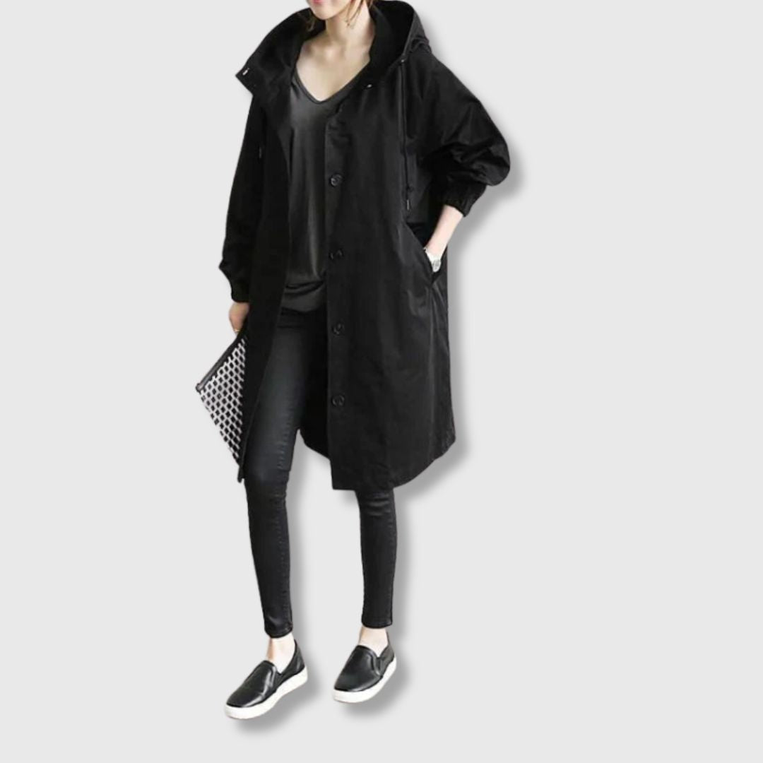 Amelia – Trench Coat Oversize Elegante da Donna