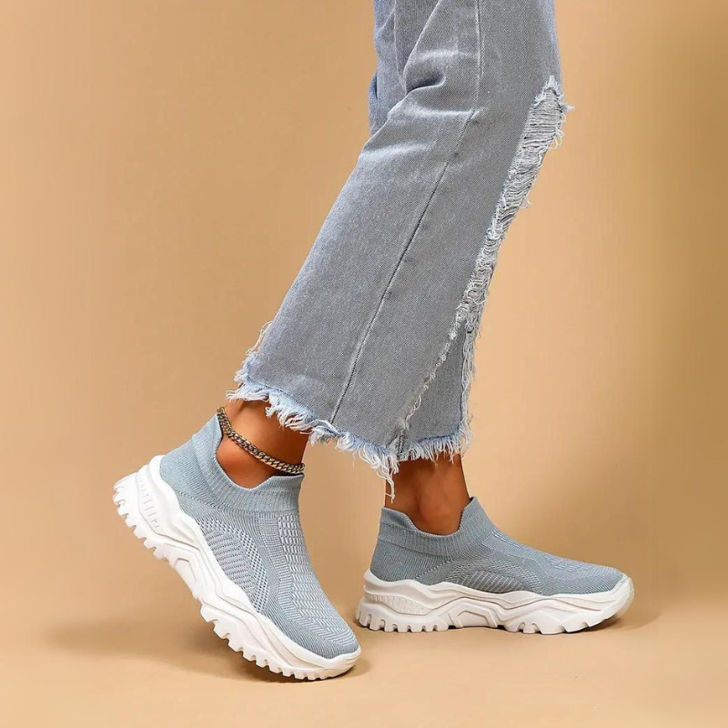 Marta – Sneakers Slip-On Knit Ortopediche Traspiranti Comfort