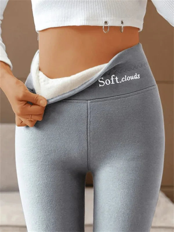 Erminia - Pantaloni invernali foderati in peluche