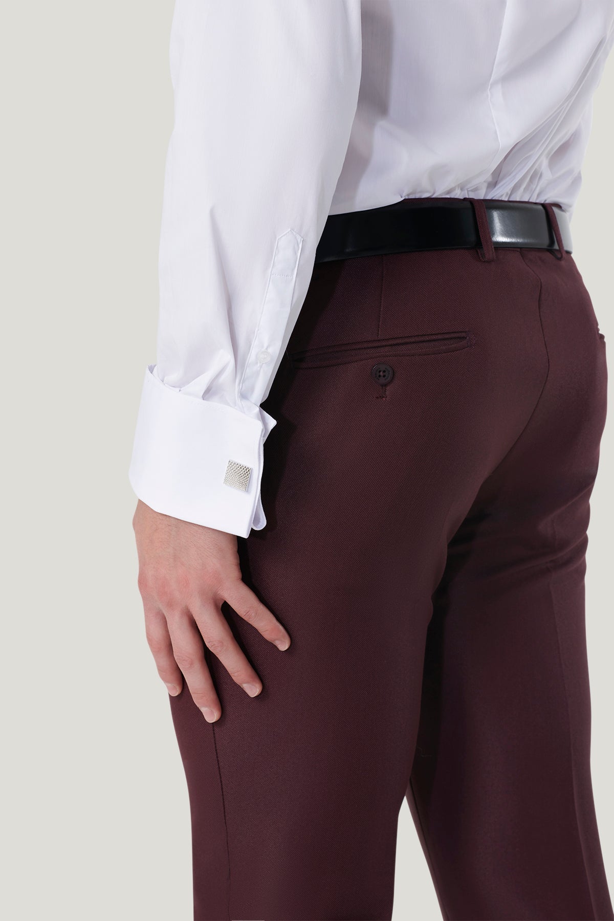 Kasper - Camicia Uomo Collo Diplomatico Bianca Elegante