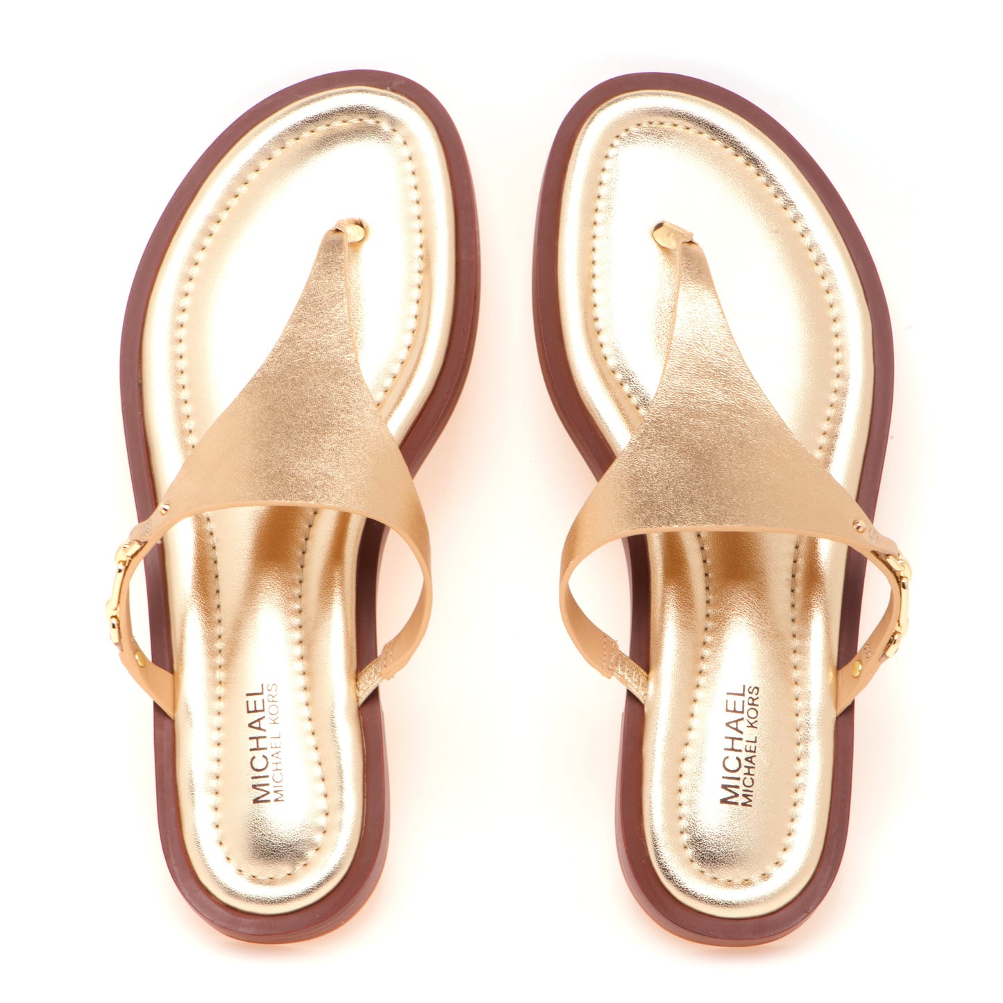 Allegra - Ciabatte infradito Michael Kors Daniella laminata