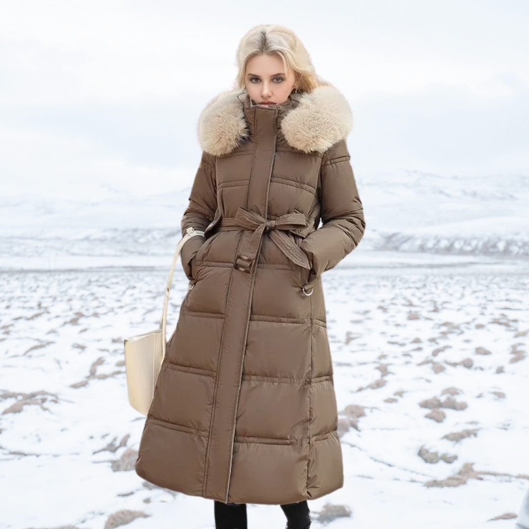 Chiara – Cappotto Lungo Invernale con Interno Isolante Caldo