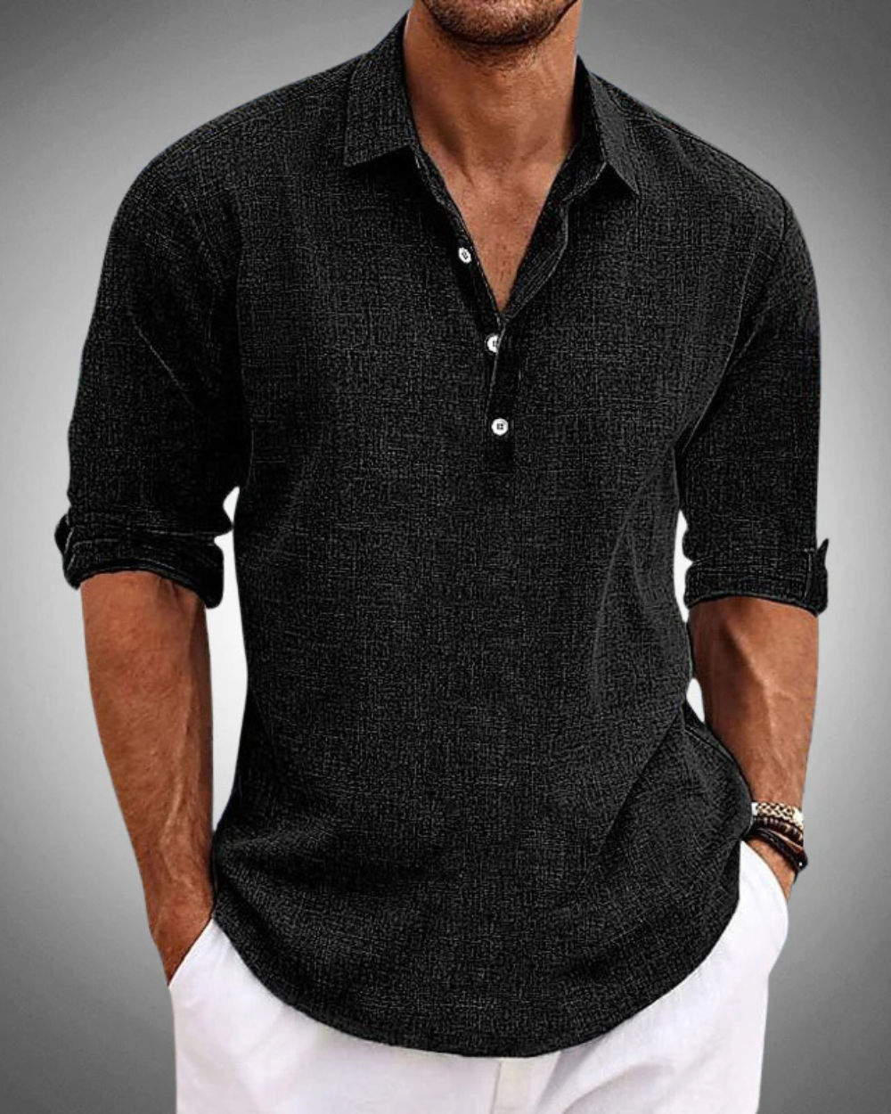 Remigino - Camicia Classica Uomo Elegante Moderna Essenziale