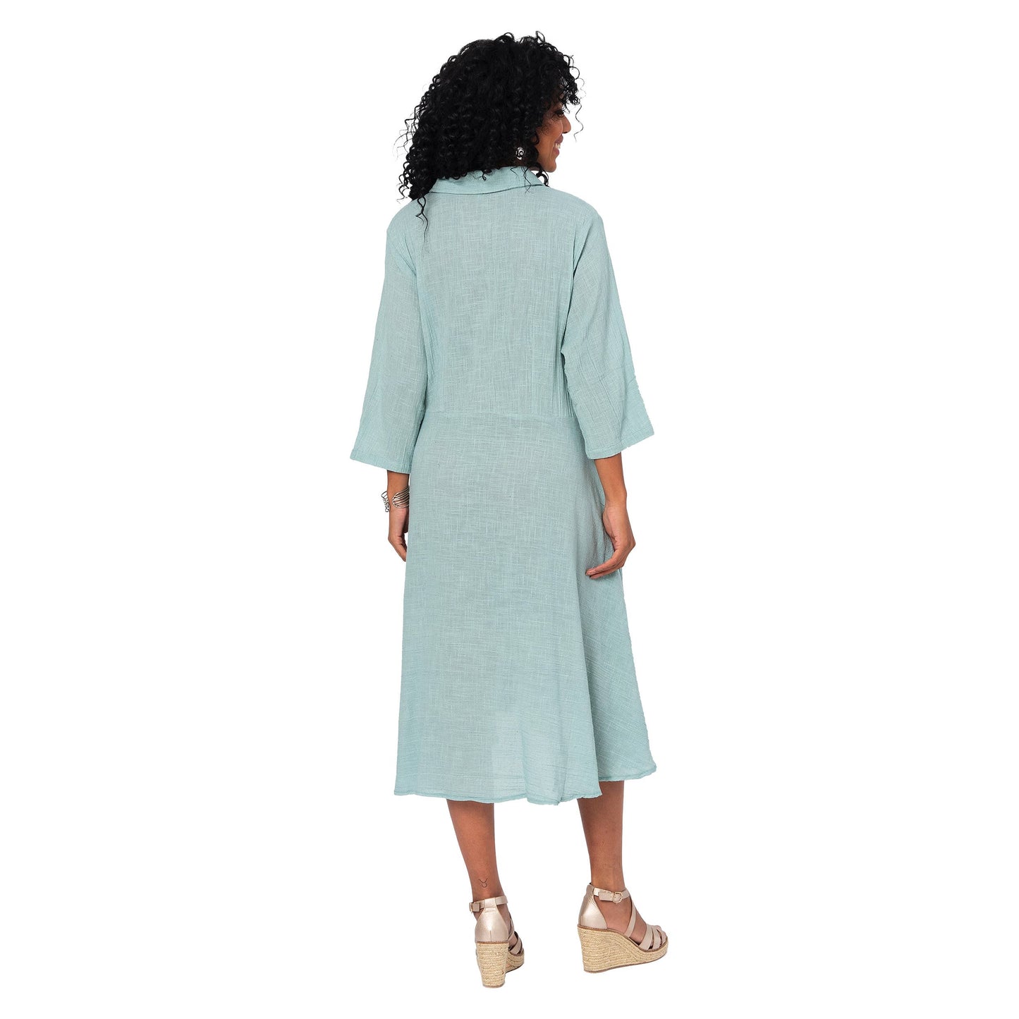 Liliana – Abito midi donna estivo maniche elegante