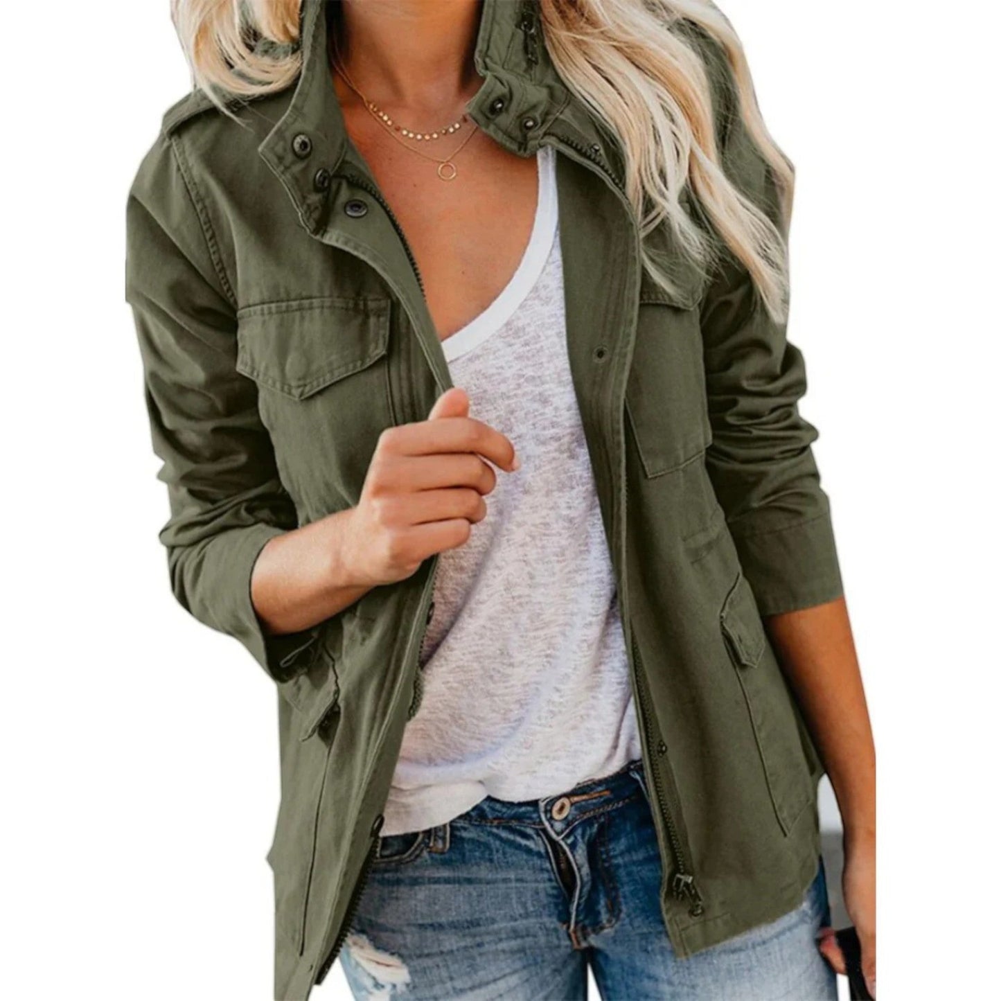 Barbara – Giacca Moderna Chic Donna con Multitasche