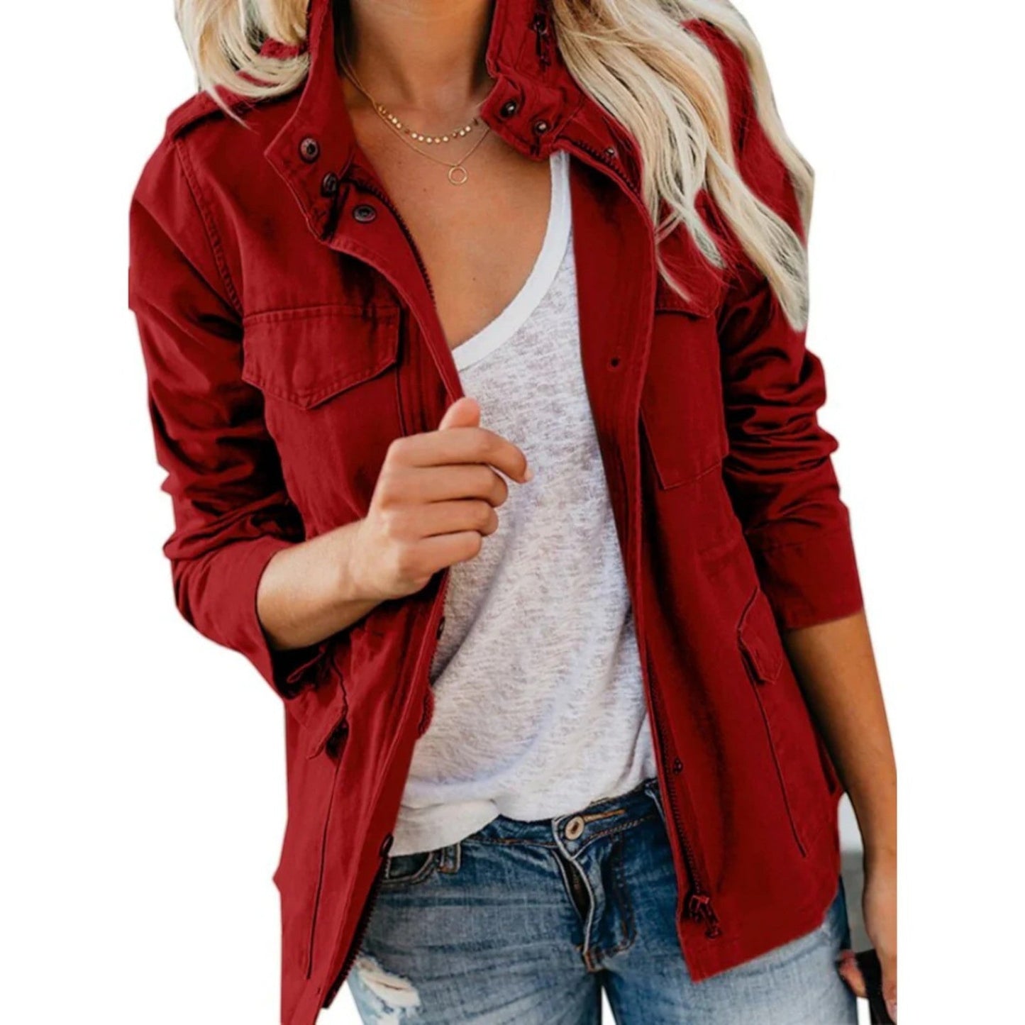 Barbara – Giacca Moderna Chic Donna con Multitasche