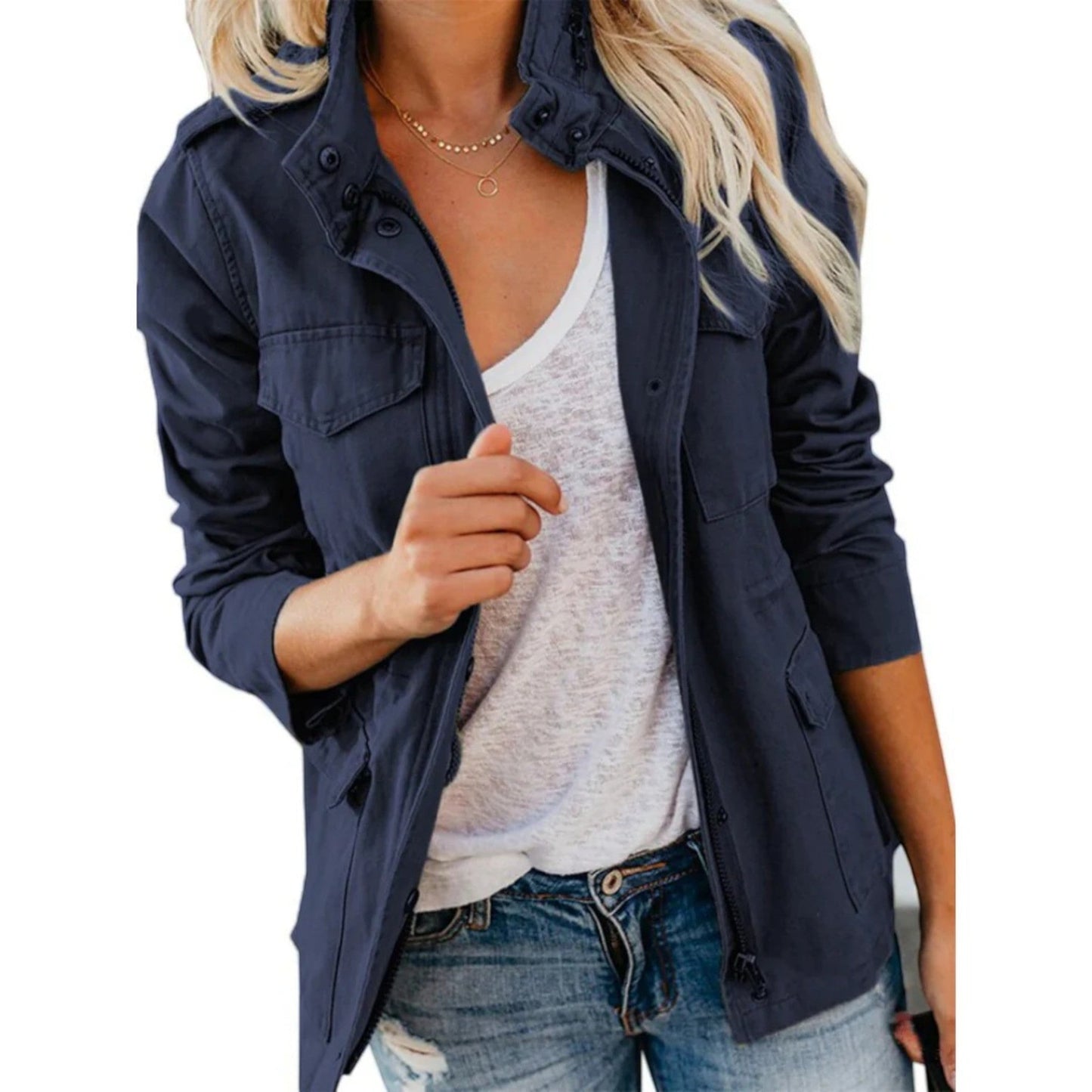 Barbara – Giacca Moderna Chic Donna con Multitasche
