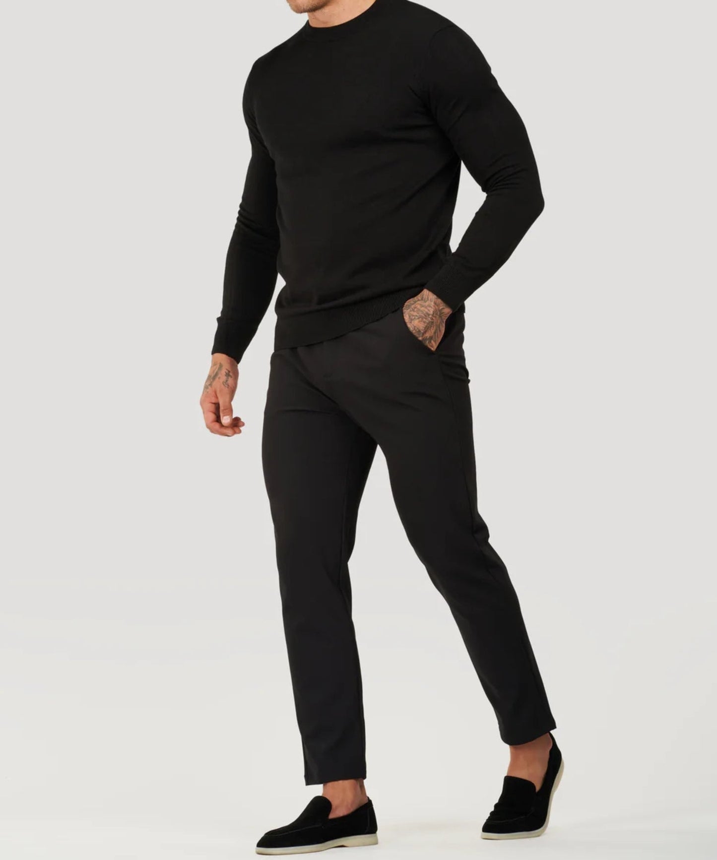 Diego - Maglione Uomo Collo Alto Slim Elegante
