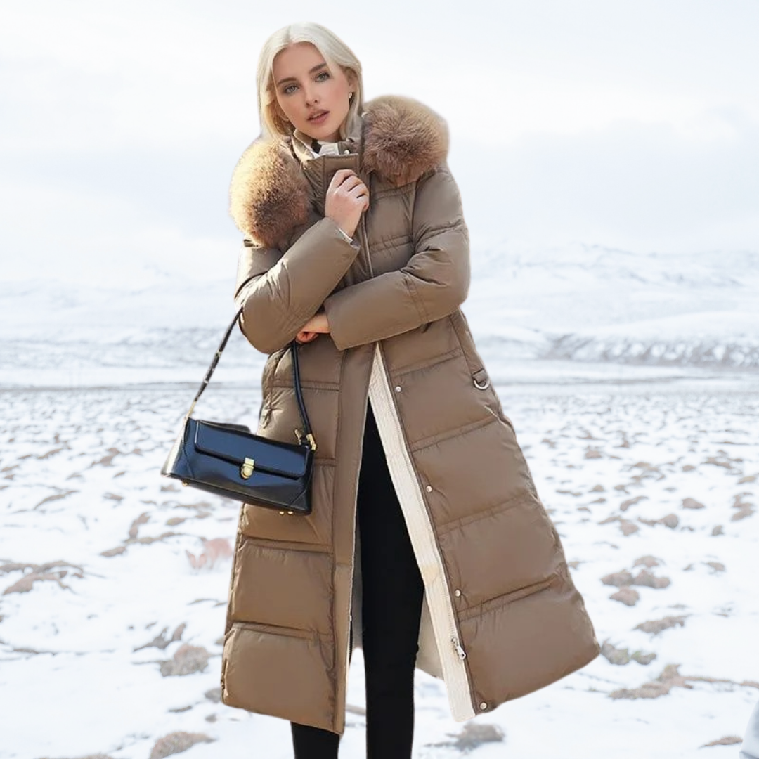 Chiara – Cappotto Lungo Invernale con Interno Isolante Caldo