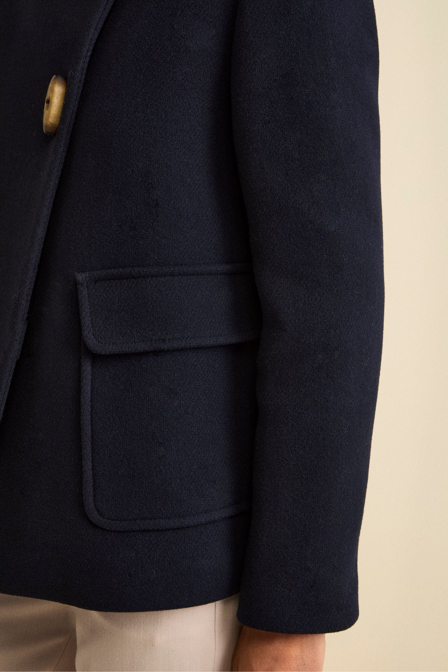 Jessika - Cappotto Corto Donna Svasato Blu