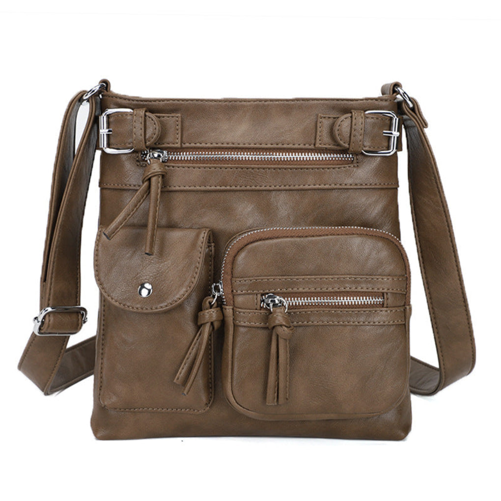 Isotta – Borsa A Tracolla Funzionale Con Pratiche Tasche Multiple