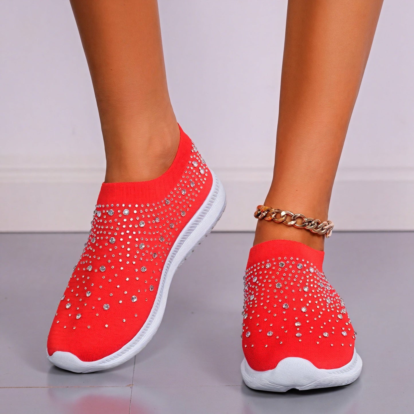 Miriam – Sneakers Slip-On Glamour Ortopediche Donna Comode