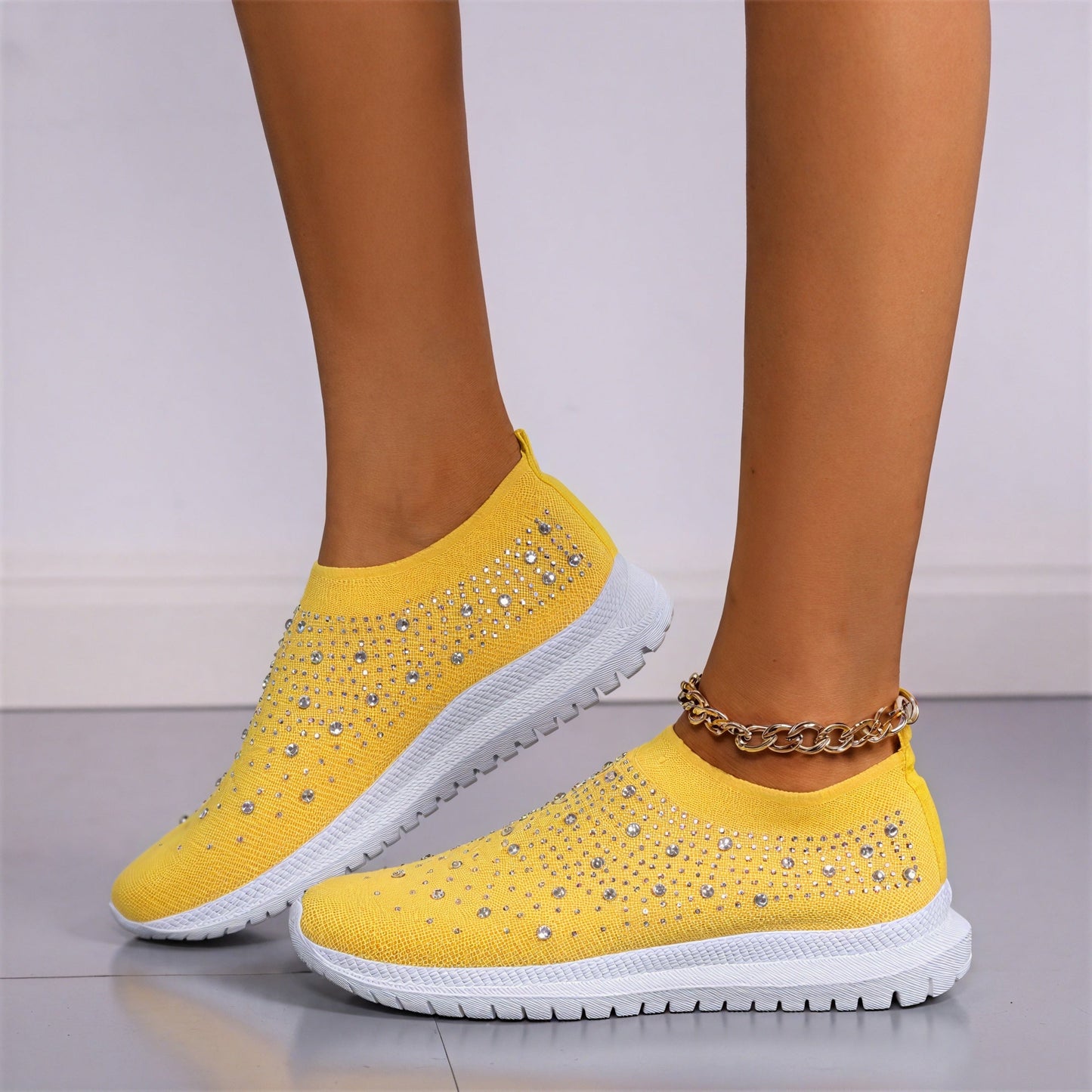 Miriam – Sneakers Slip-On Glamour Ortopediche Donna Comode