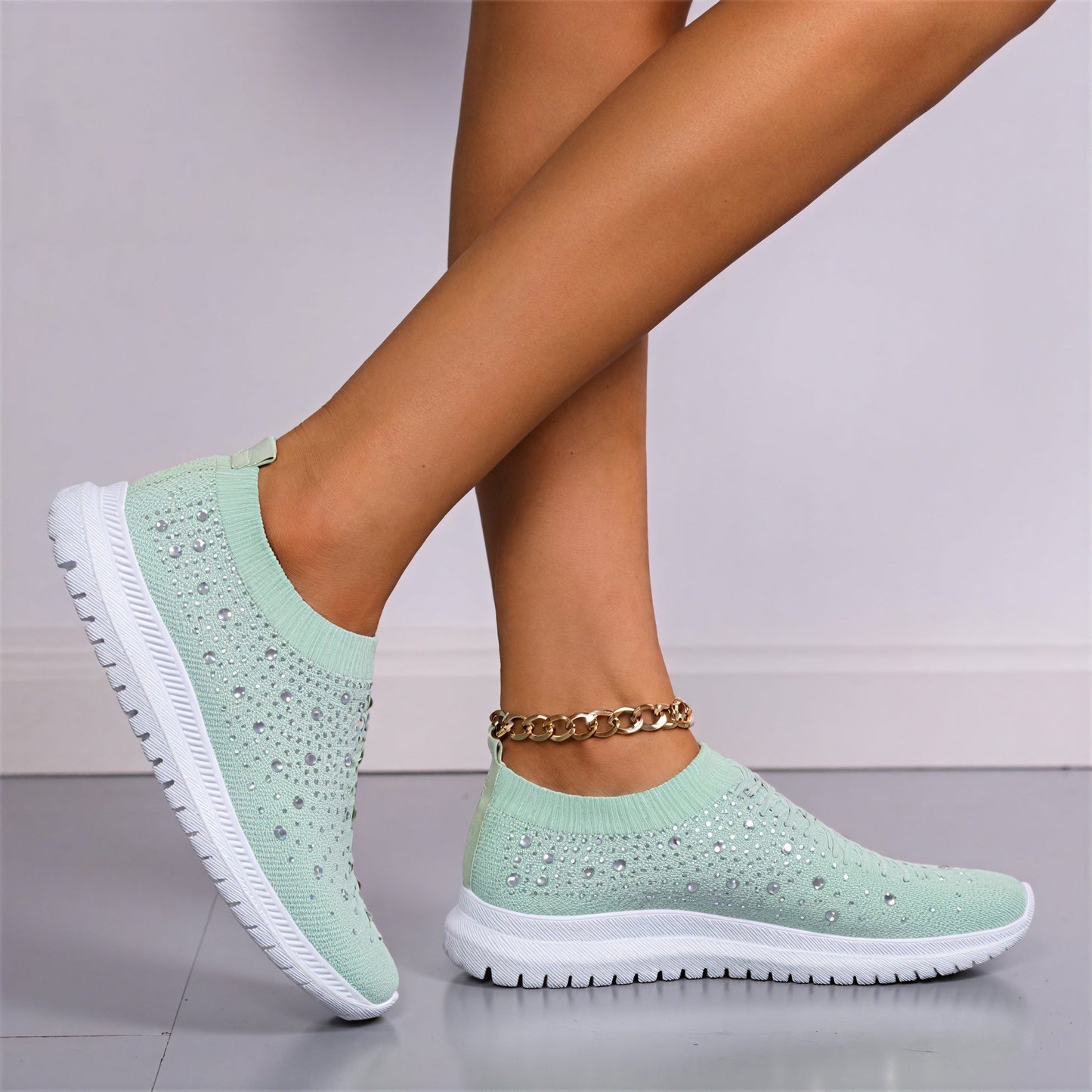 Miriam – Sneakers Slip-On Glamour Ortopediche Donna Comode