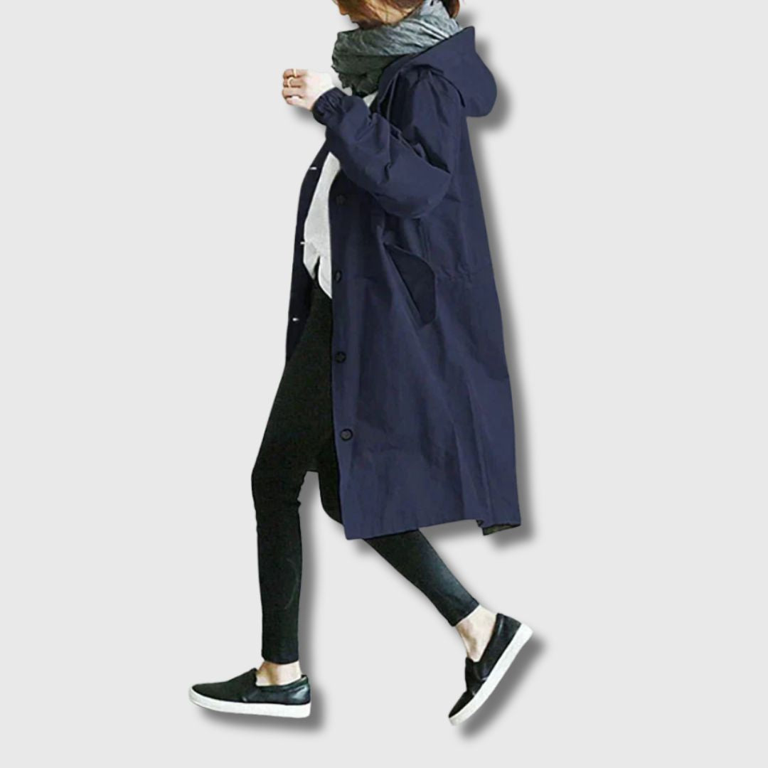 Amelia – Trench Coat Oversize Elegante da Donna
