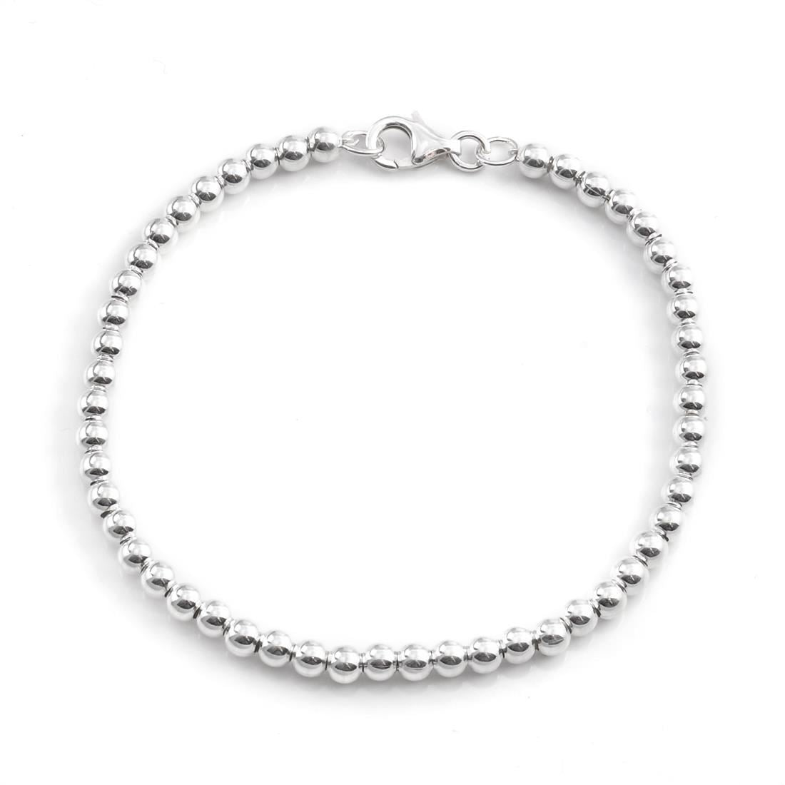 Carla – Bracciale Argento Sterling Sfere Impilabile