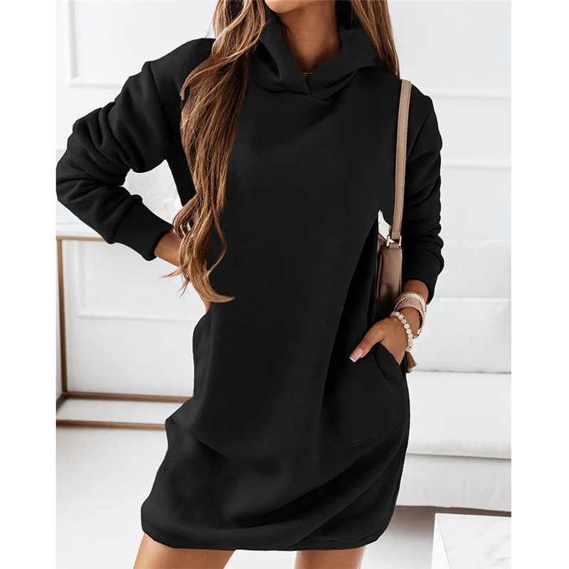 Dalila - Abito con Cappuccio Comodo ed Elegante per Donna
