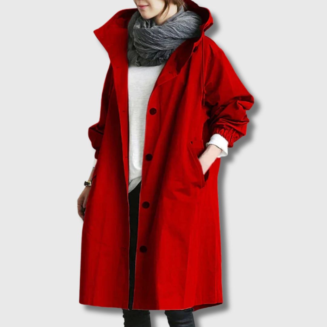 Amelia – Trench Coat Oversize Elegante da Donna