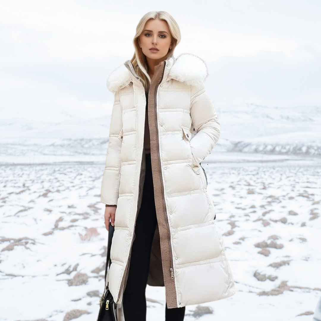 Chiara – Cappotto Lungo Invernale con Interno Isolante Caldo