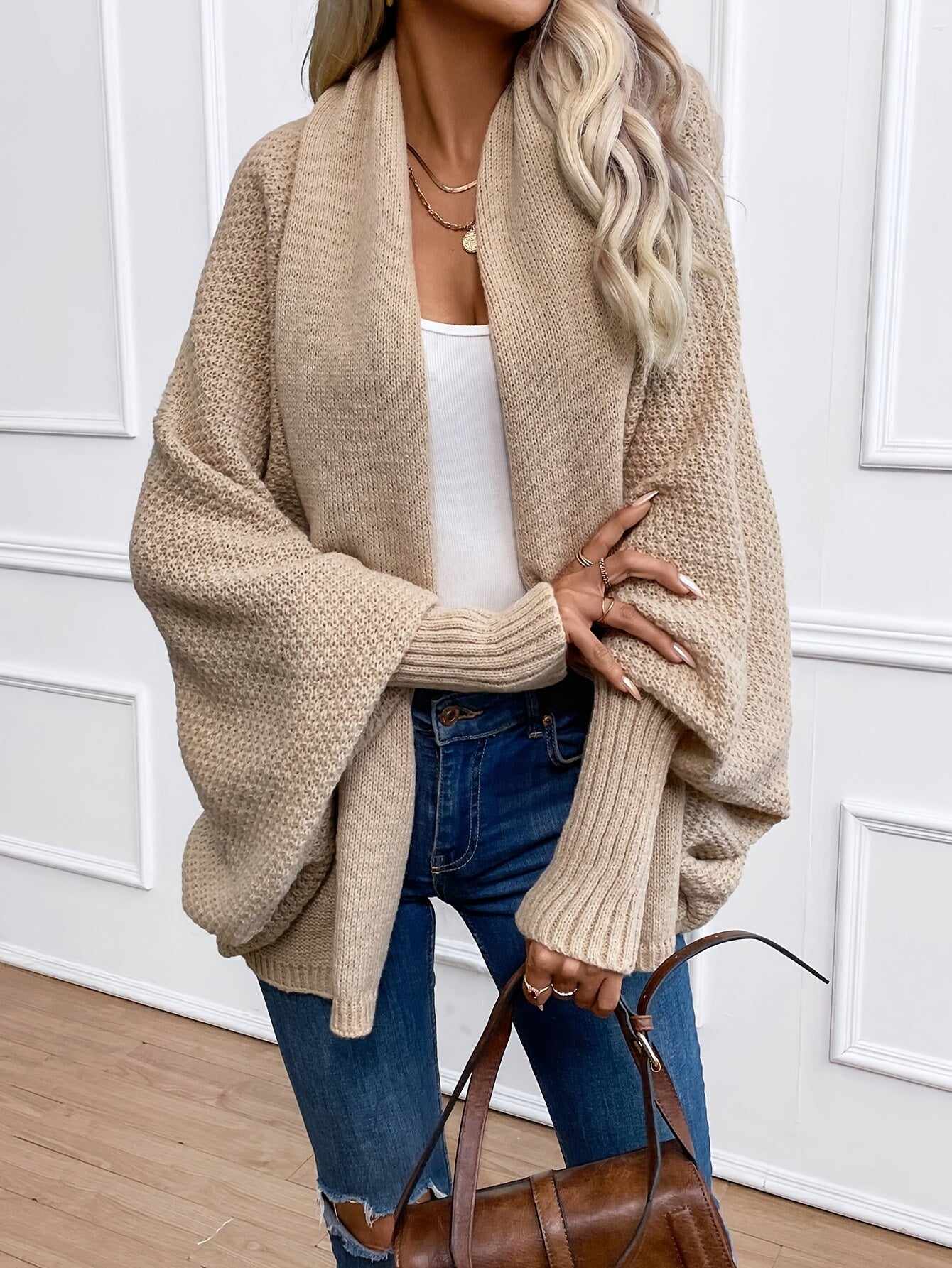 Francesca - Cardigan Elegante Donna a Maniche Lunghe Perfetto per l'Inverno