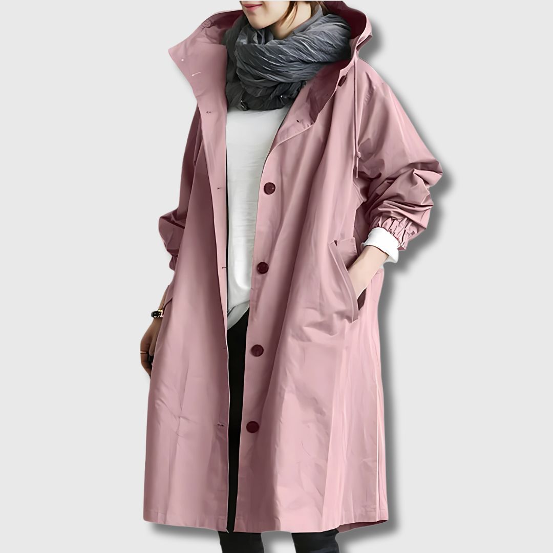 Amelia – Trench Coat Oversize Elegante da Donna