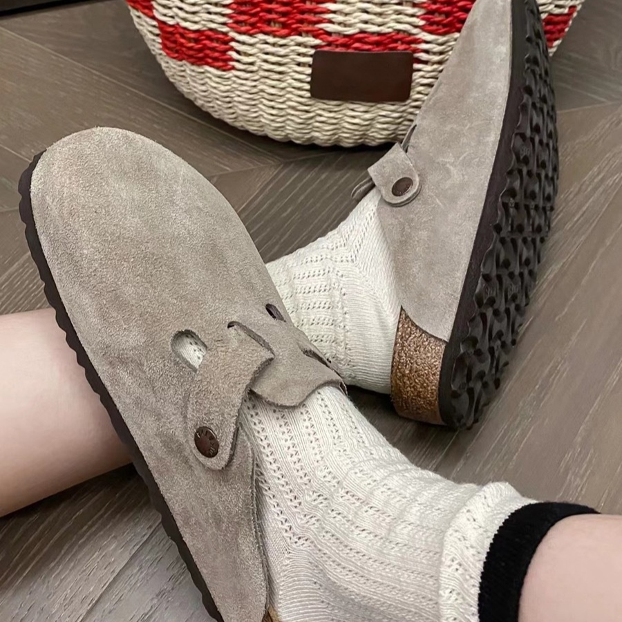 Felicia - Mocassini unisex in camoscio stile