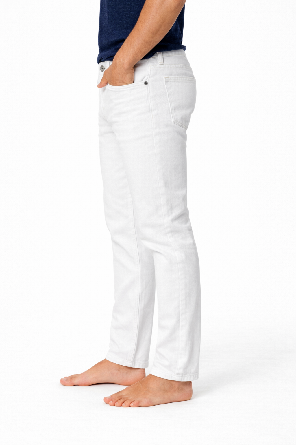 Ireneo - Jeans Slim Stamford Bridge Bianco Uomo