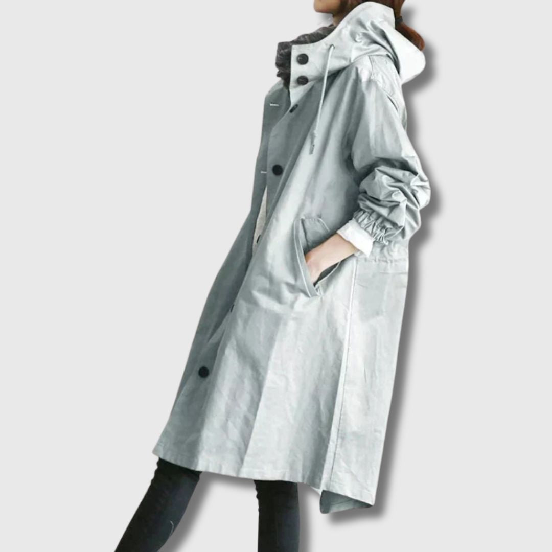 Amelia – Trench Coat Oversize Elegante da Donna