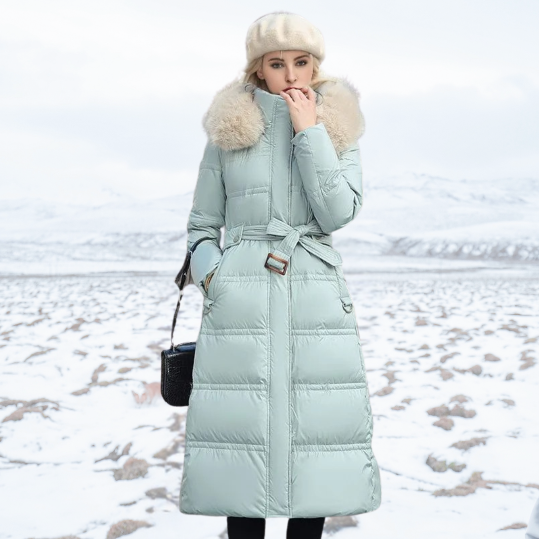 Chiara – Cappotto Lungo Invernale con Interno Isolante Caldo