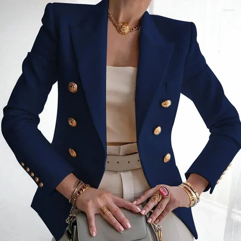 Domitilla – Blazer Donna Boyfriend Aperto a Maniche Lunghe