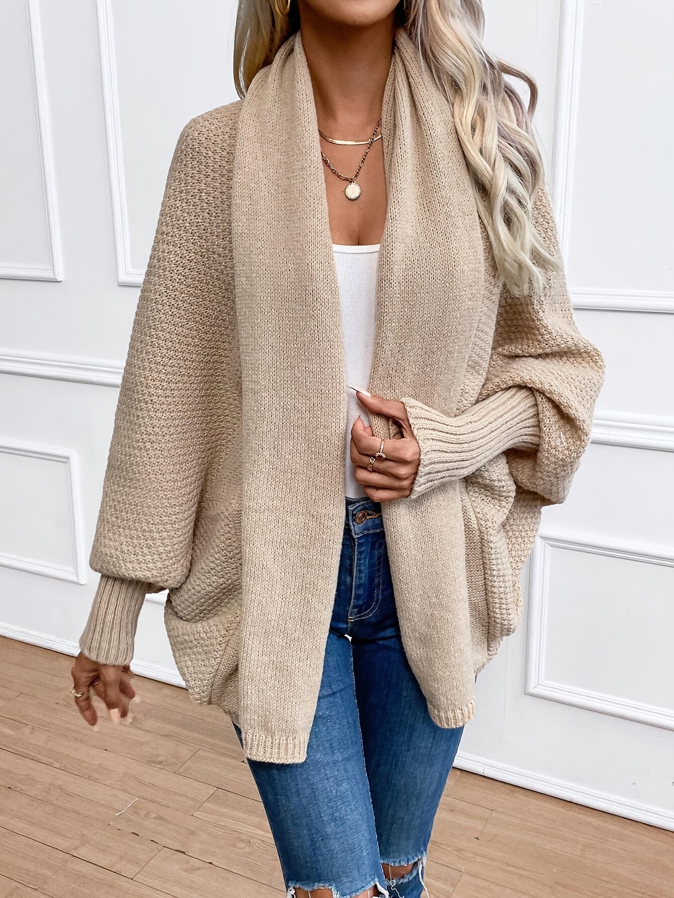 Francesca - Cardigan Elegante Donna a Maniche Lunghe Perfetto per l'Inverno
