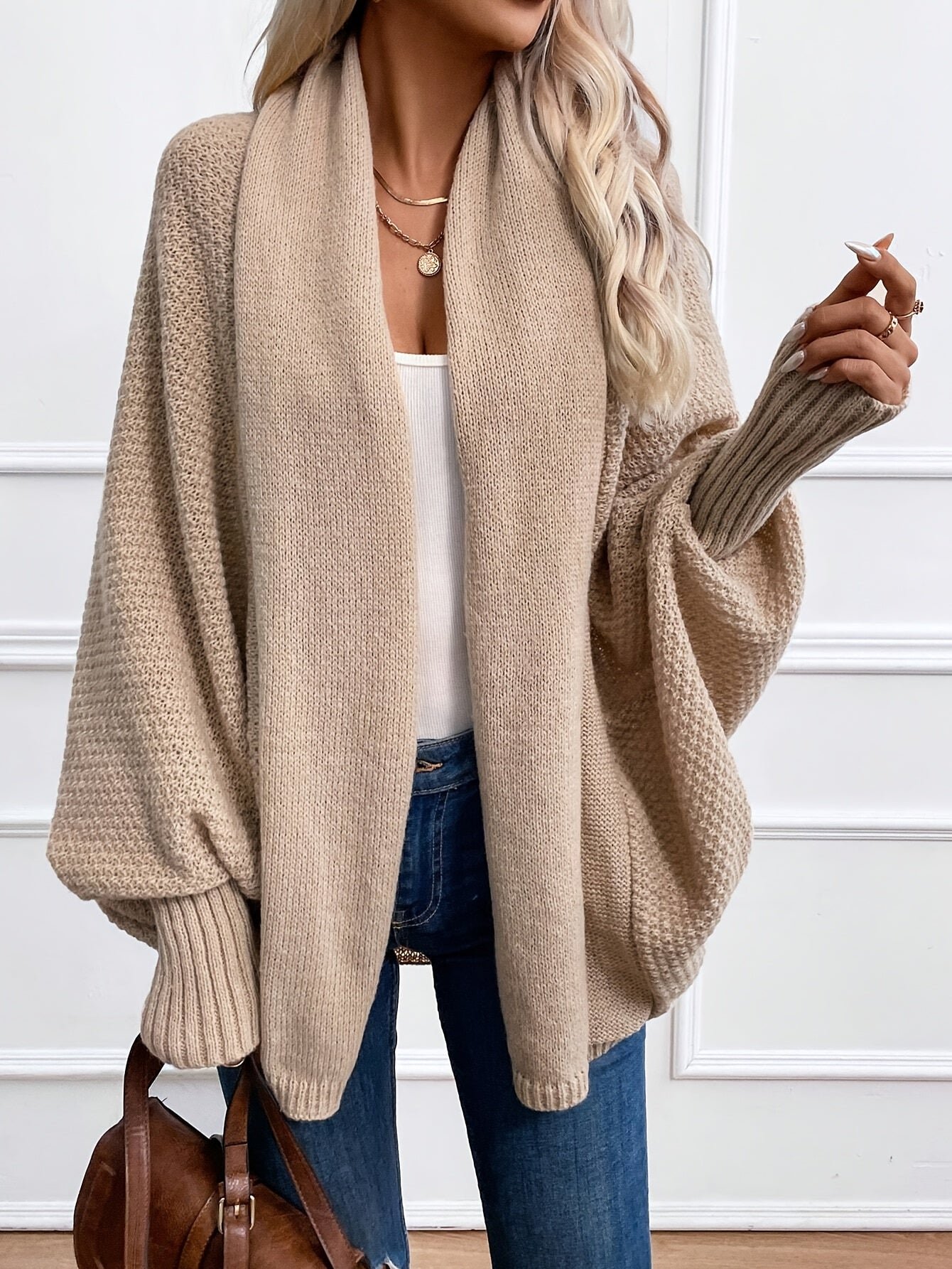 Francesca - Cardigan Elegante Donna a Maniche Lunghe Perfetto per l'Inverno