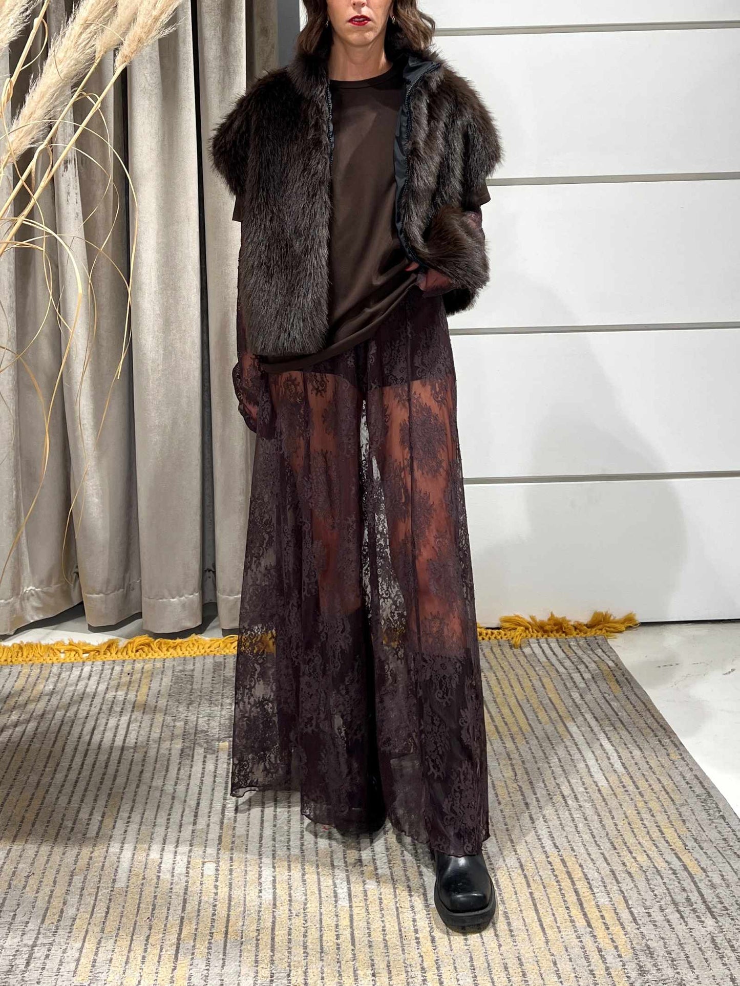 Johanna - Gilet Donna Smanicato Moro Elegante