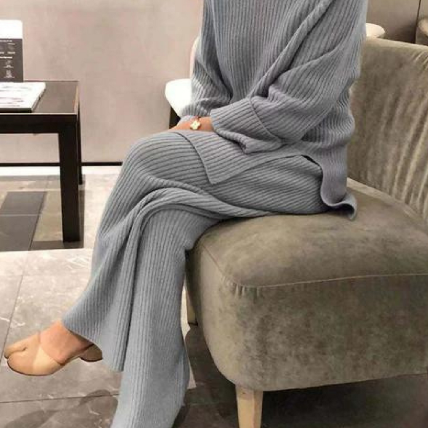 Adriana – Set Casual Donna Maglione e Pantaloni Grigio