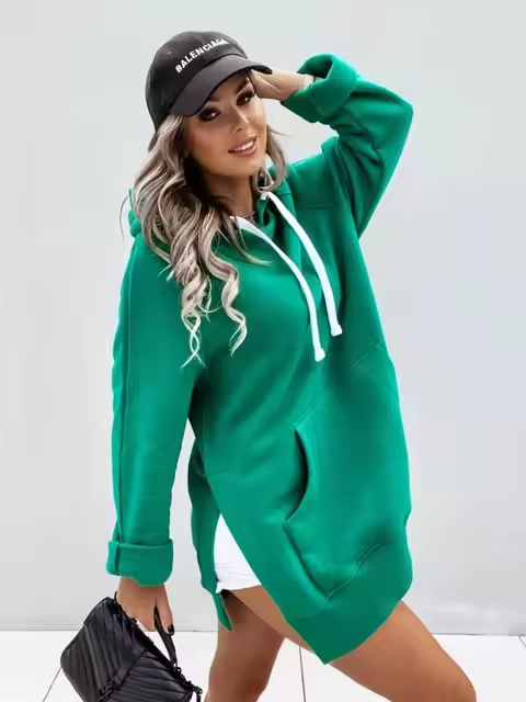 Vittoria – Felpa Oversize in Cotone Morbida e Calda