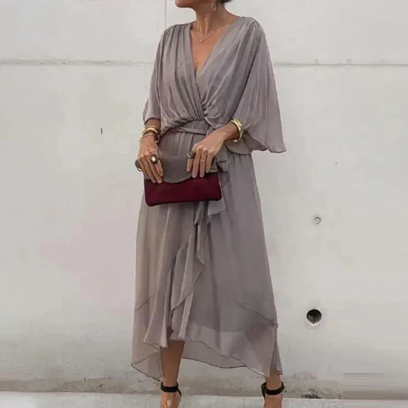 Alba - Abito elegante e confortevole Grigio